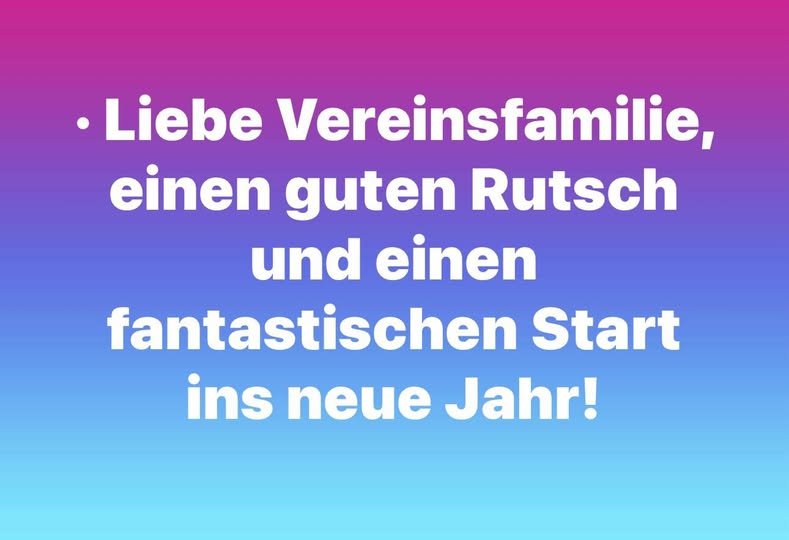 Guten Rutsch 2026